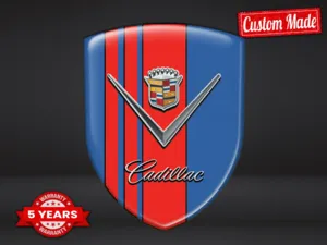 Cadillac Stickers Gel 3D Course Premium Logo Tuning ST